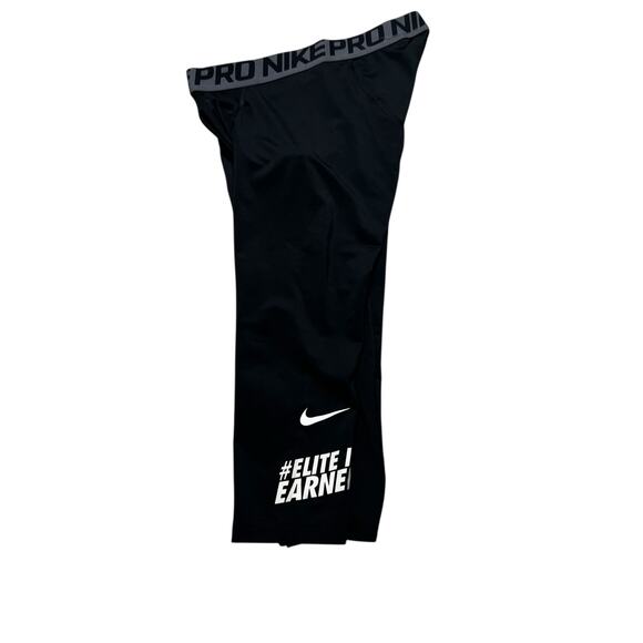Nike Pro Tights Mens size medium black Dri Fit Training Compression Pants Base - Picture 7 of 8